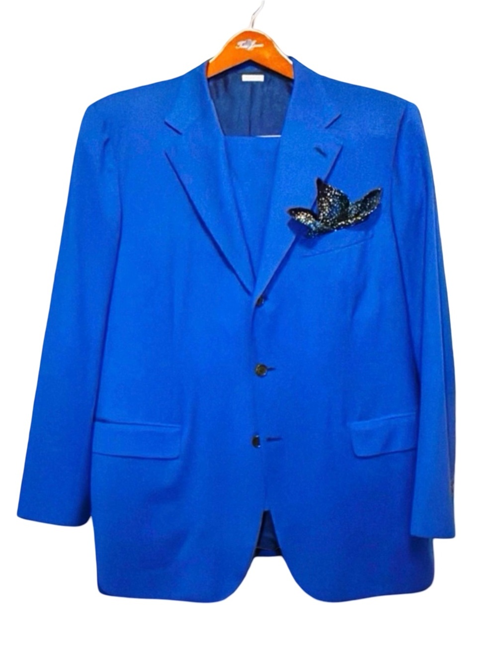 Brioni Palatino Men’s Blue Suit | Custom / Bespoke | 100% Wool | Italian Luxury